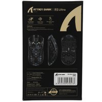 Мышь беспроводная/проводная Attack Shark R5 Ultra [Shark R5 White] белый