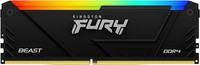 Оперативная память Kingston FURY Beast Black RGB [KF432C16BB2A/32] 32 ГБ