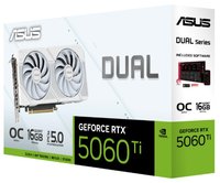 Видеокарта ASUS GeForce RTX 5060 Ti DUAL White OC Edition [DUAL-RTX5060TI-O16G-WHITE]