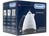 Electric kettle DeLonghi Brillante KBJ2001.W white
