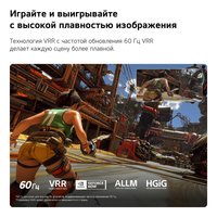 65" (164 см) Телевизор LG 65QNED70A6A черный