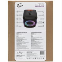 Портативная аудиосистема Fiero Emotion 100 FR800, черный