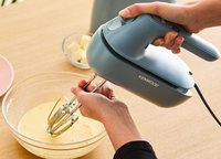 Миксер KENWOOD HMP40.000GY [350 Вт, ручной, скоростей - 5, корпус - пластик, насадок - 4 шт, голубой]