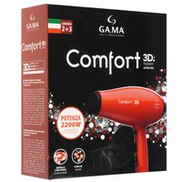 Фен GA.MA COMFORT 3D красный/черный