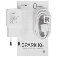 6.56" Смартфон Tecno SPARK 10C 64 ГБ синий
