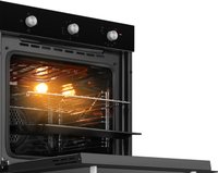Gas oven Weissgauff WGO 706 Black Glass