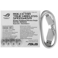 Наушники TWS ASUS ROG Cetra True Wireless SpeedNova  белый 2025