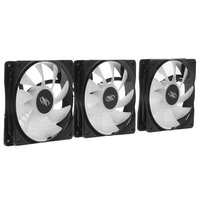 Комплект вентиляторов DEEPCOOL CF120 [DP-FA-RGB-CF120-3] черный