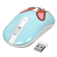 Мышь беспроводная DEXP WM-311WU Happy dog  голубой