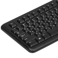 Клавиатура+мышь  проводная  Logitech Desktop MK120 черный