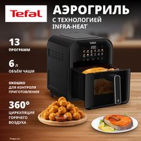 Аэрогриль Tefal EY8218F0 черный