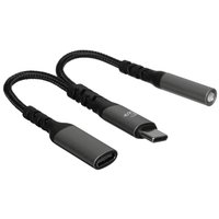 Cable   FIERO USB Type-C - jack 3.5 mm, USB Type-C