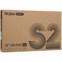 32" (81 см) Телевизор Haier 32 LED S2 черный