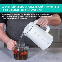 Электрочайник Timberk T-EK21S103WF белый
