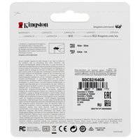 Карта памяти Kingston Canvas Select Plus microSDXC 64 ГБ [SDCS2/64GB]