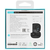 Наушники TWS Anker Soundcore Sport X20  черный 2024
