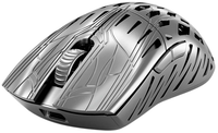Мышь беспроводная/проводная PWNAGE Trinity Gaming Mouse CF [Trinity Gaming Mouse CF Platinum（Cutout/Sides)] серебристый