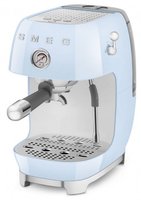 Кофеварка рожковая Smeg ECF03PBEU голубой