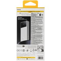 Портативный аккумулятор Baseus Star-Lord Digital Display 30W белый