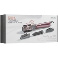 Фен-щетка BaByliss AS960E розовый/серый