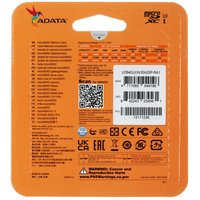 Карта памяти Adata SPEED PLUS microSDXC 64 ГБ [UD64GUI3V30A2SP-RA1]