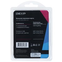 Внешняя USB аудиоадаптер DEXP 3D