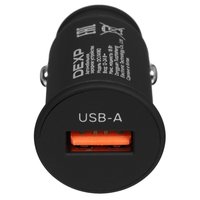 Car charger DEXP DCU1A18Q black
