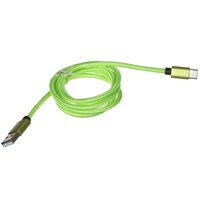 Кабель DEXP USB Type-C - USB Type-A зеленый 1 м