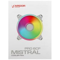Вентилятор ARDOR GAMING Mistral PRO 6CF ARGB  белый