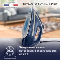 Утюг Tefal Ultragliss Plus FV6830E0 синий