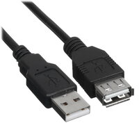 Кабель DEXP USB Type-A - USB Type-A черный 2 м
