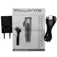 Машинка для стрижки Rowenta TN1551E0 Barber Experience серебристый/черный