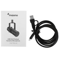 Микрофонный комплект Maono PD400X черный