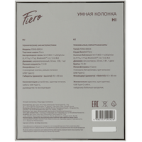 Умная колонка Fiero Hi серый