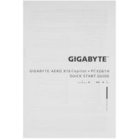 16" Laptop GIGABYTE AERO X16 1TH gray