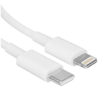 Кабель DEXP Lightning 8-pin - USB Type-C белый 1.2 м