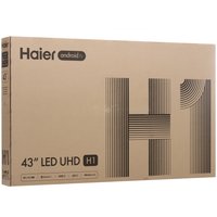 43" (109 см) Телевизор Haier 43 LED H1 черный