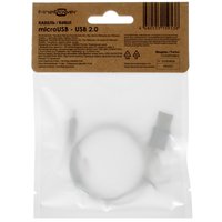 Кабель FinePower micro USB-B - USB Type-A черный 0.5 м