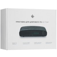 Приставка для цифрового ТВ DEXP HD 7734P черный