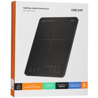 Плита компактная электрическая DEXP IRC-2001 Slim черный