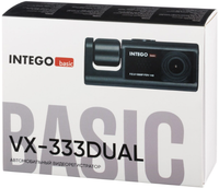 Видеорегистратор Intego Basic VX-333DUAL + салонная камера