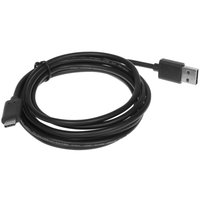 Кабель FinePower USB Type-C - USB Type-A черный 2 м