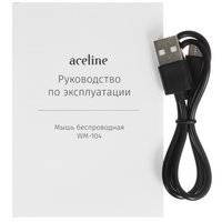 Мышь беспроводная Aceline WM-104  черный