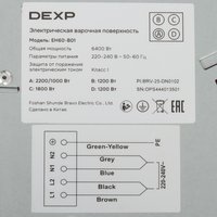 Электрическая варочная поверхность DEXP EH60-B01