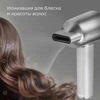 Фен РЕДМОНД HD1703 серый/белый