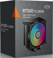 Кулер для процессора PCCooler RT500 TC ARGB BK  черный