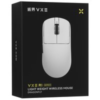 Мышь беспроводная/проводная VXE Dragonfly R1 SE+ [VXE-12020403] белый