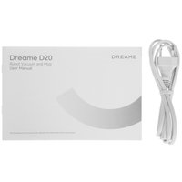 Robot vacuum cleaner Dreame D20 white