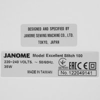 Швейная машина Janome Excellent Stitch 100