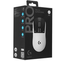 Мышь беспроводная Logitech G PRO X2 SUPERSTRIKE [910-007780] белый
